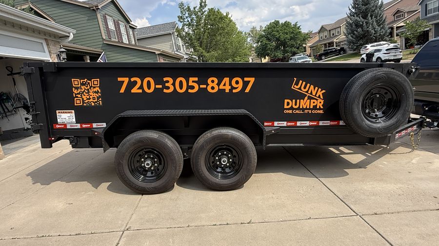 A recent Junk Dumpr pickup in the south Denver metro