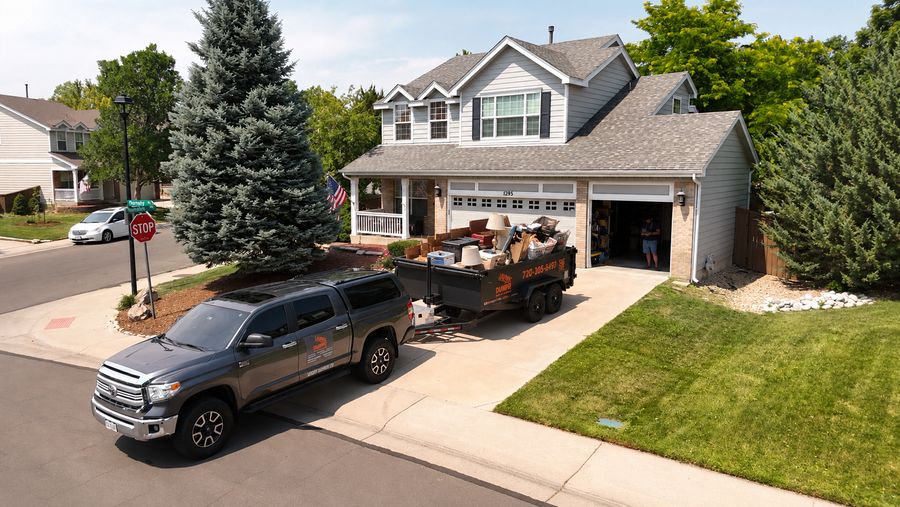 A recent Junk Dumpr pickup in the south Denver metro